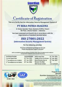 ISO 27001 2022 ISMS ISO 27001-2022 of PT Reka Patria Ekaguna